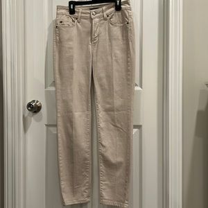 NYDJ size 2 cream colored jeans